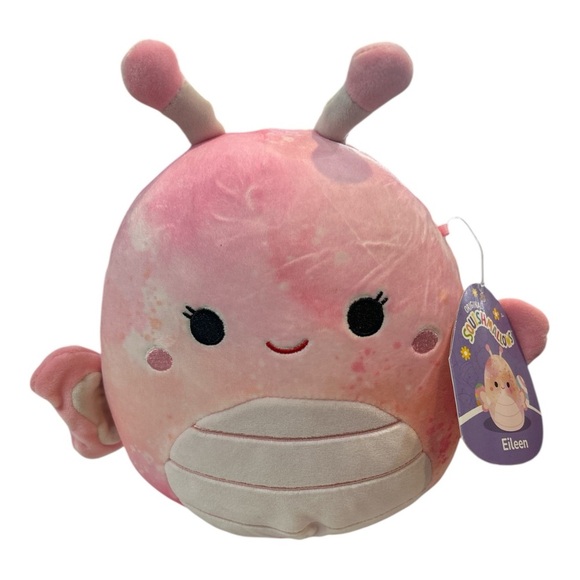 Eileen the Butterfly Squishmallow 8” Pink Tie-Dye Plush NWT Kellytoy Cute Toy - Picture 1 of 6